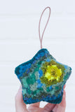 Star Puff Ornament | Neon + Aqua (3)