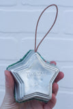 TWINKLE Star Puff Ornament | Orange + Green (30)