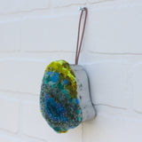 Bell Puff Ornament | Aqua + Neon (4)