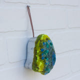 Bell Puff Ornament | Aqua + Neon (4)