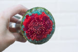 "Float" Puff in Vintage Pewter Goblet | Watermelon