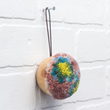 Pink Rainbow Mini Puff | Ornament or Everyday Art