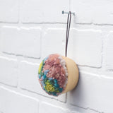 Pink Rainbow Mini Puff | Ornament or Everyday Art