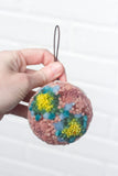 Pink Rainbow Mini Puff | Ornament or Everyday Art