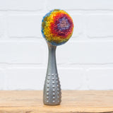 Polka Dot Scoop Puff | Rainbow