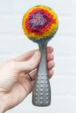 Polka Dot Scoop Puff | Rainbow