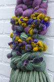 Woven Wall Hanging | Purple + Green