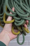 Woven Wall Hanging | Purple + Green