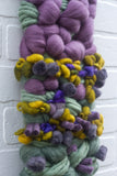 Woven Wall Hanging | Purple + Green