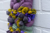 Woven Wall Hanging | Purple + Green