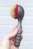 Puff Fiber Sculpture in Vintage Ribbed Scoop | Firelight