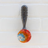 Ice Cream Scoop Puff | Orange + Blue