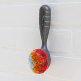 Ice Cream Scoop Puff | Orange + Blue