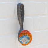 Ice Cream Scoop Puff | Orange + Blue