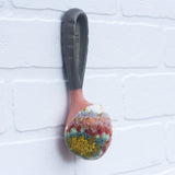 Peach Dipped Scoop Puff Sculpture | Tutti-Frutti