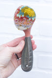 Peach Dipped Scoop Puff Sculpture | Tutti-Frutti