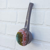 Oversized Ice Cream Scoop Puff | Green + Pink + Taupe