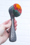 Polka Dot Scoop Puff *Non-Standing* | Orange + Green