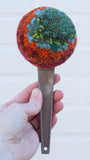Oversized Ice Cream Scoop Puff | Green + Orange