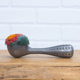 Polka Dot Scoop Puff *Non-Standing* | Orange + Green