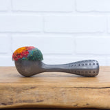 Polka Dot Scoop Puff *Non-Standing* | Orange + Green