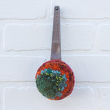 Oversized Ice Cream Scoop Puff | Green + Orange