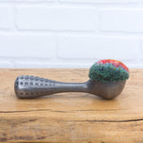 Polka Dot Scoop Puff *Non-Standing* | Orange + Green