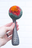 Polka Dot Scoop Puff *Non-Standing* | Orange + Green