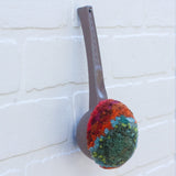 Oversized Ice Cream Scoop Puff | Green + Orange