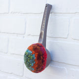 Oversized Ice Cream Scoop Puff | Green + Orange