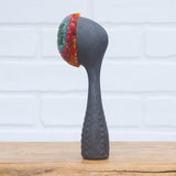 Polka Dot Scoop Puff Sculpture | Green + Orange