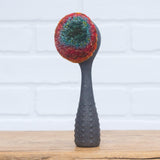 Polka Dot Scoop Puff Sculpture | Green + Orange