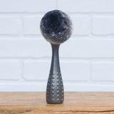 Polka Dot Scoop Puff Sculpture | Black + White