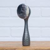 Polka Dot Scoop Puff Sculpture | Black + White