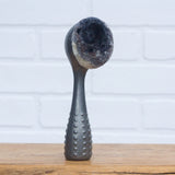 Polka Dot Scoop Puff Sculpture | Black + White