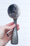 Polka Dot Scoop Puff Sculpture | Black + White