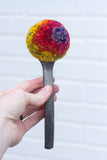 Puff Sculpture in Vintage Arch Scoop | Rainbow
