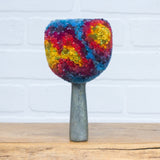 Vintage Ice Scraper/Scoop Puff Sculpture | Rainbow