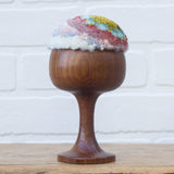 "Float" Puff in Vintage Teak Coupe | Tutti-Frutti