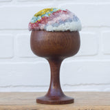 "Float" Puff in Vintage Teak Coupe | Tutti-Frutti