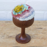 "Float" Puff in Vintage Teak Coupe | Tutti-Frutti