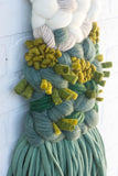 Woven Wall Hanging | Green + White