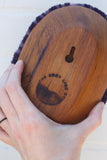 Puff "Loaff" in Vintage Teak Frame | Wisteria