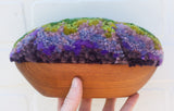 Puff "Loaff" in Vintage Teak Frame | Wisteria
