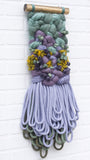 Wisteria I | Textured Woven Wall Hanging