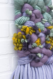 Wisteria I | Textured Woven Wall Hanging