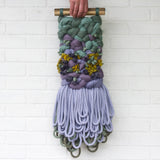 Wisteria I | Textured Woven Wall Hanging