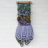 Wisteria I | Textured Woven Wall Hanging