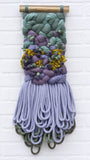 Wisteria I | Textured Woven Wall Hanging