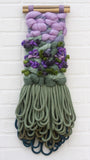 Wisteria II | Textured Woven Wall Hanging